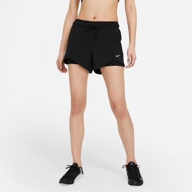  Nike Dri-Fit Flex Essential 2-in-1 Kadın Siyah Şort