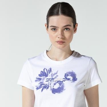  Puma Evide Graphic Beyaz T-Shirt