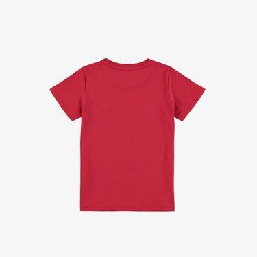  Nautica Erkek Çocuk Kırmızı Baskılı T-Shirt