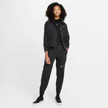  Nike Sportswear Swoosh Wvn Hr Kadın Siyah Eşofman Altı
