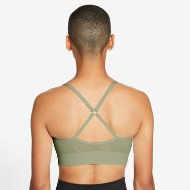  Nike Dri-Fit Indy Seamless Kadın Yeşil Bra