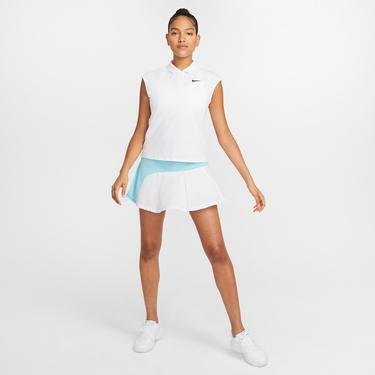  Nike Court Dri-Fit Advantage Hybrid Kadın Mavi Etek