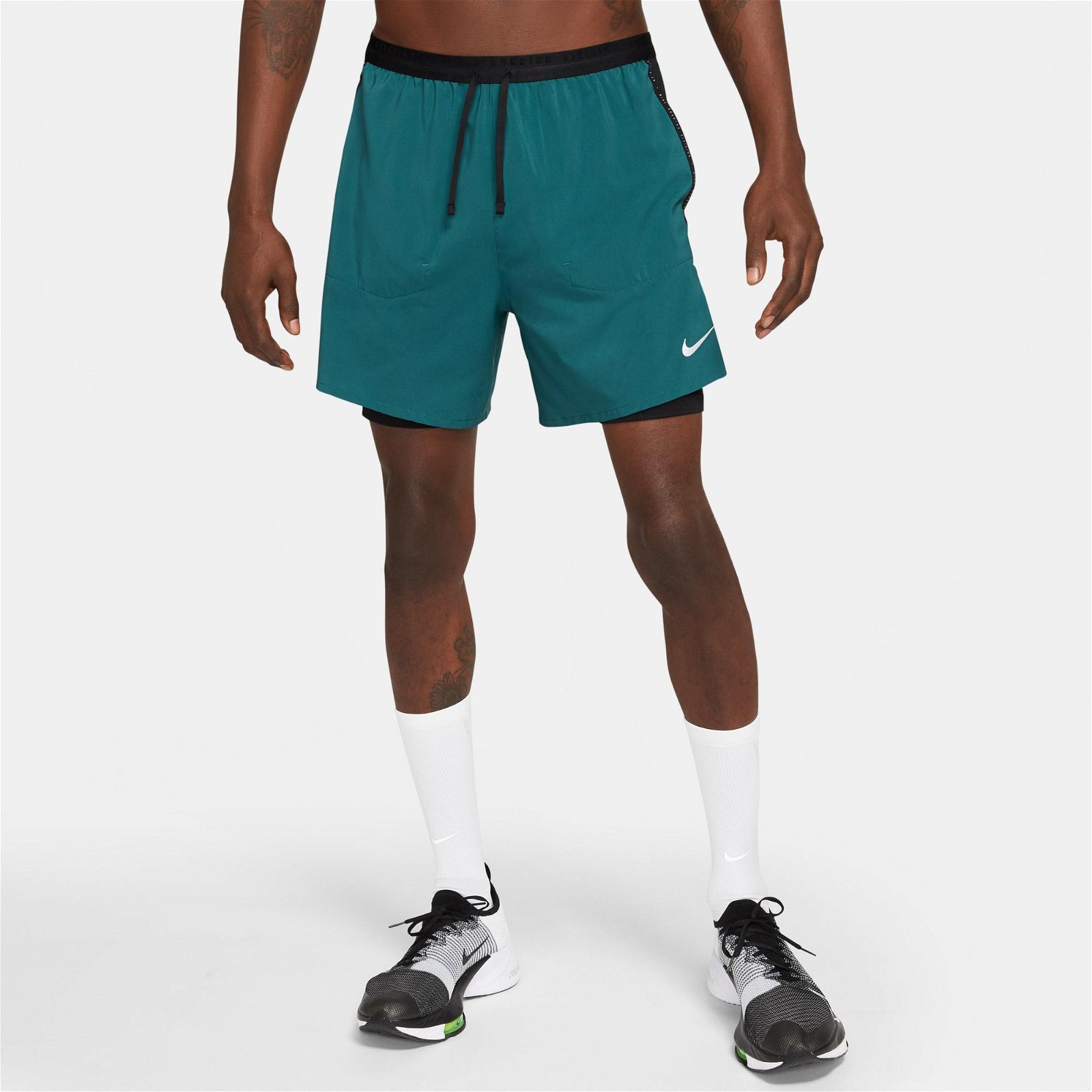 Nike Run Division Flex Erkek Yeşil Şort