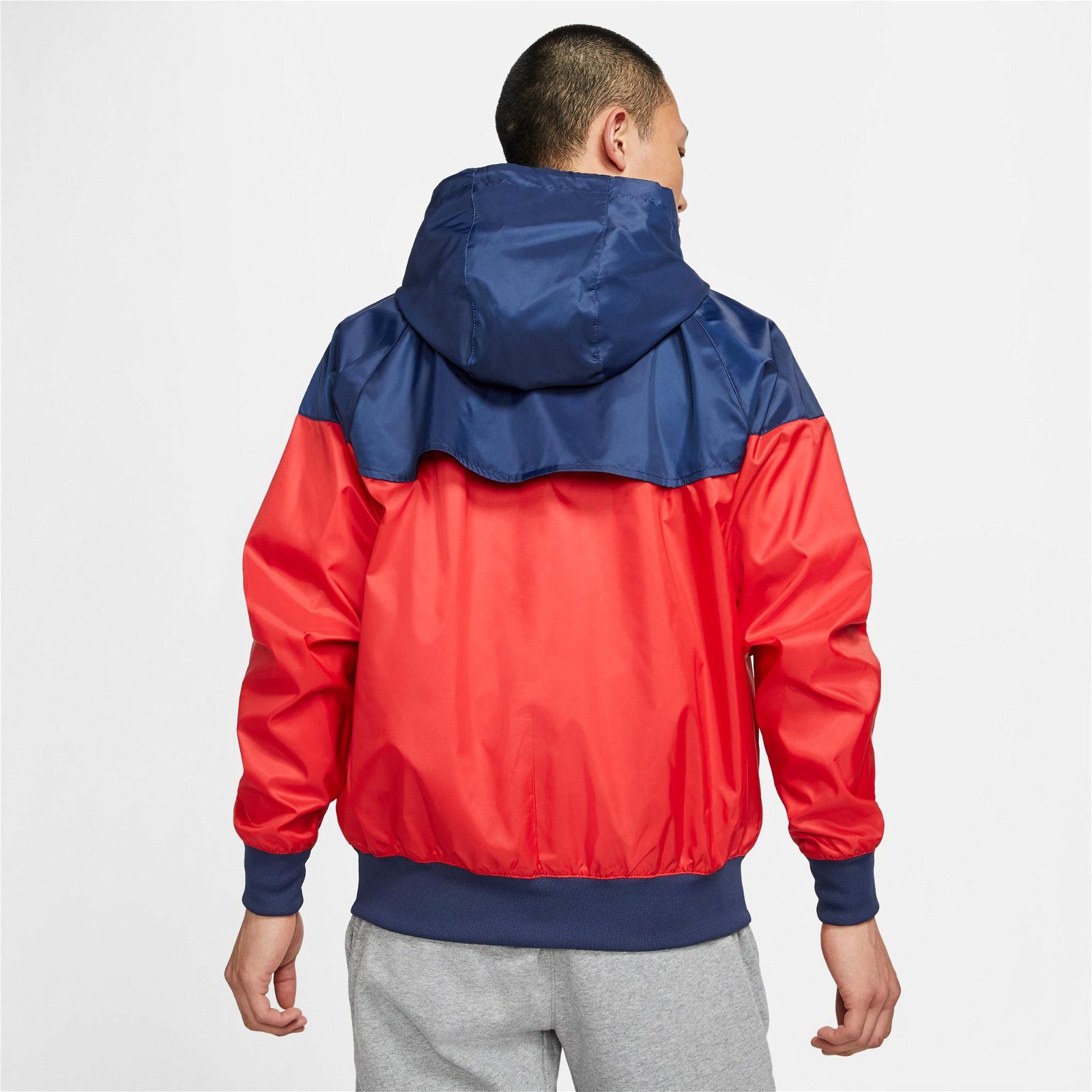 Nike Sportswear Wild Runner Hooded Erkek Kırmızı Kapüşonlu Ceket