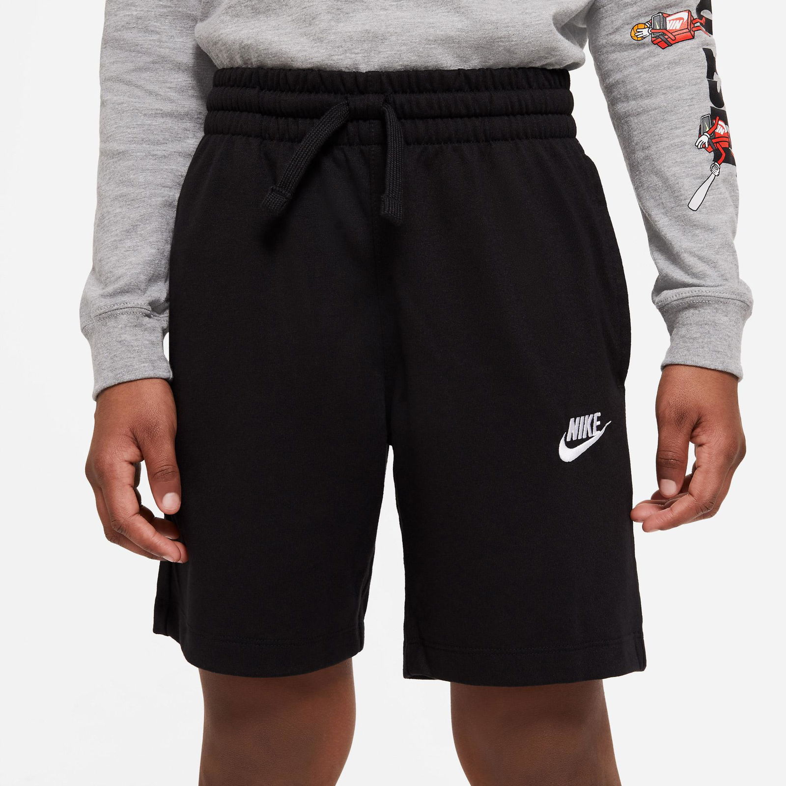 Nike Boys Sportswear Jersey Çocuk Siyah Şort