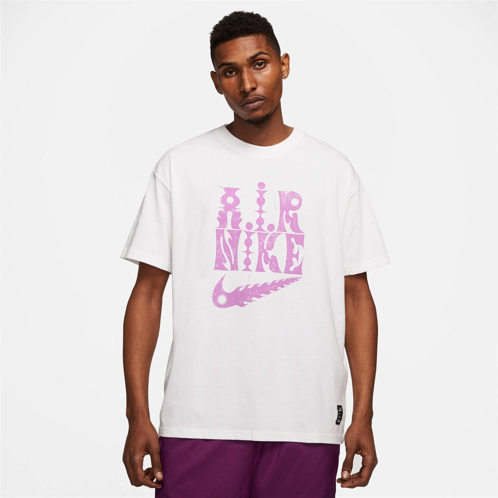 Nike Sportswear Sophy Hollington Air Erkek Beyaz T-Shirt