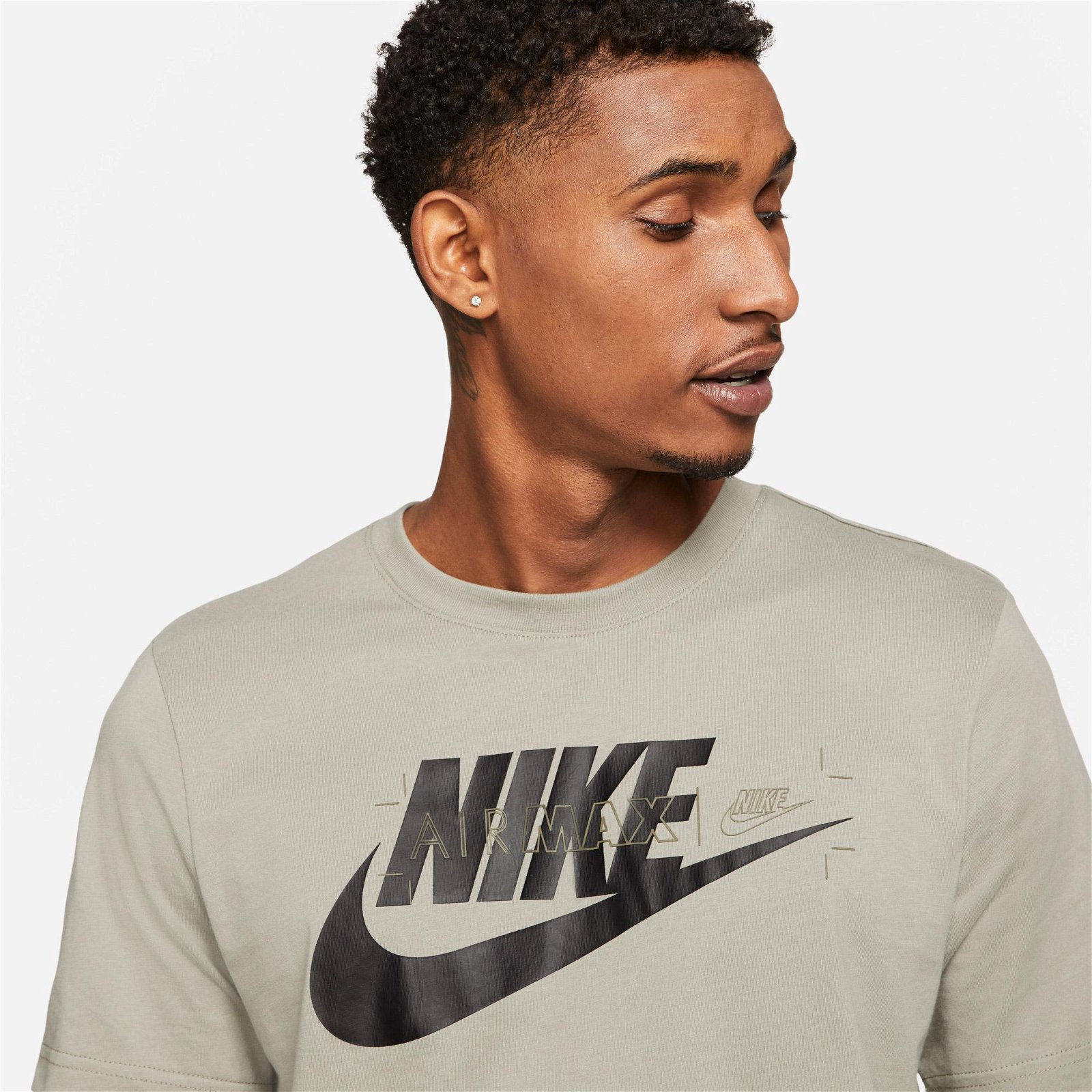 Nike Sportswear Air Max Erkek Haki T-Shirt
