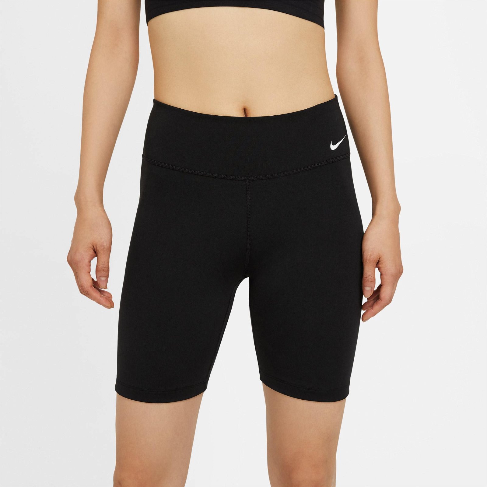 Nike One Dri-Fit Mr 7inç Kadın Siyah Biker Şort