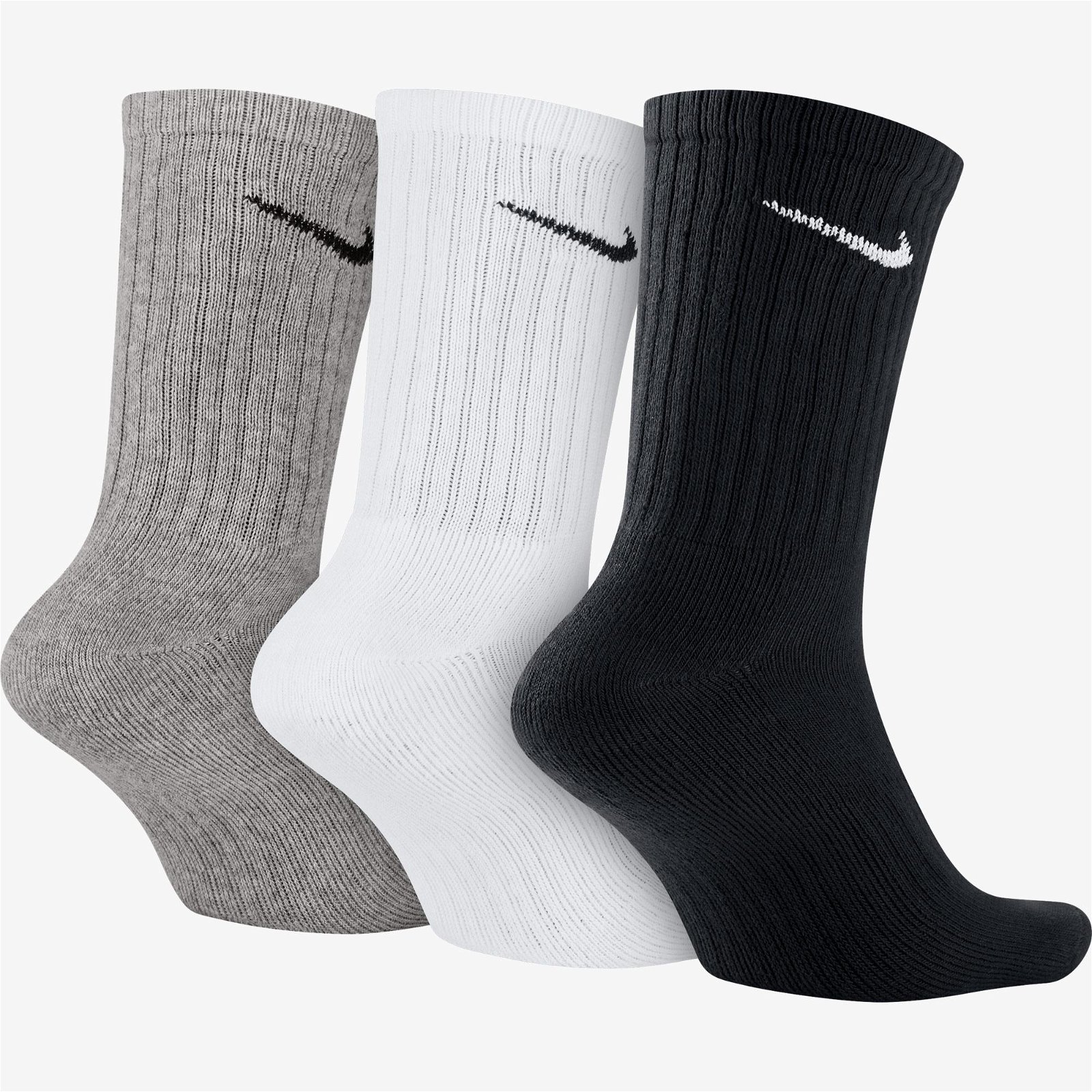 Nike U Nk V Cush Crew 3'lü Value Unisex Renkli Çorap