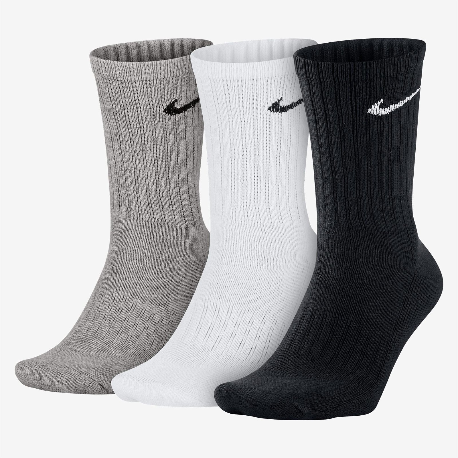 Nike U Nk V Cush Crew 3'lü Value Unisex Renkli Çorap