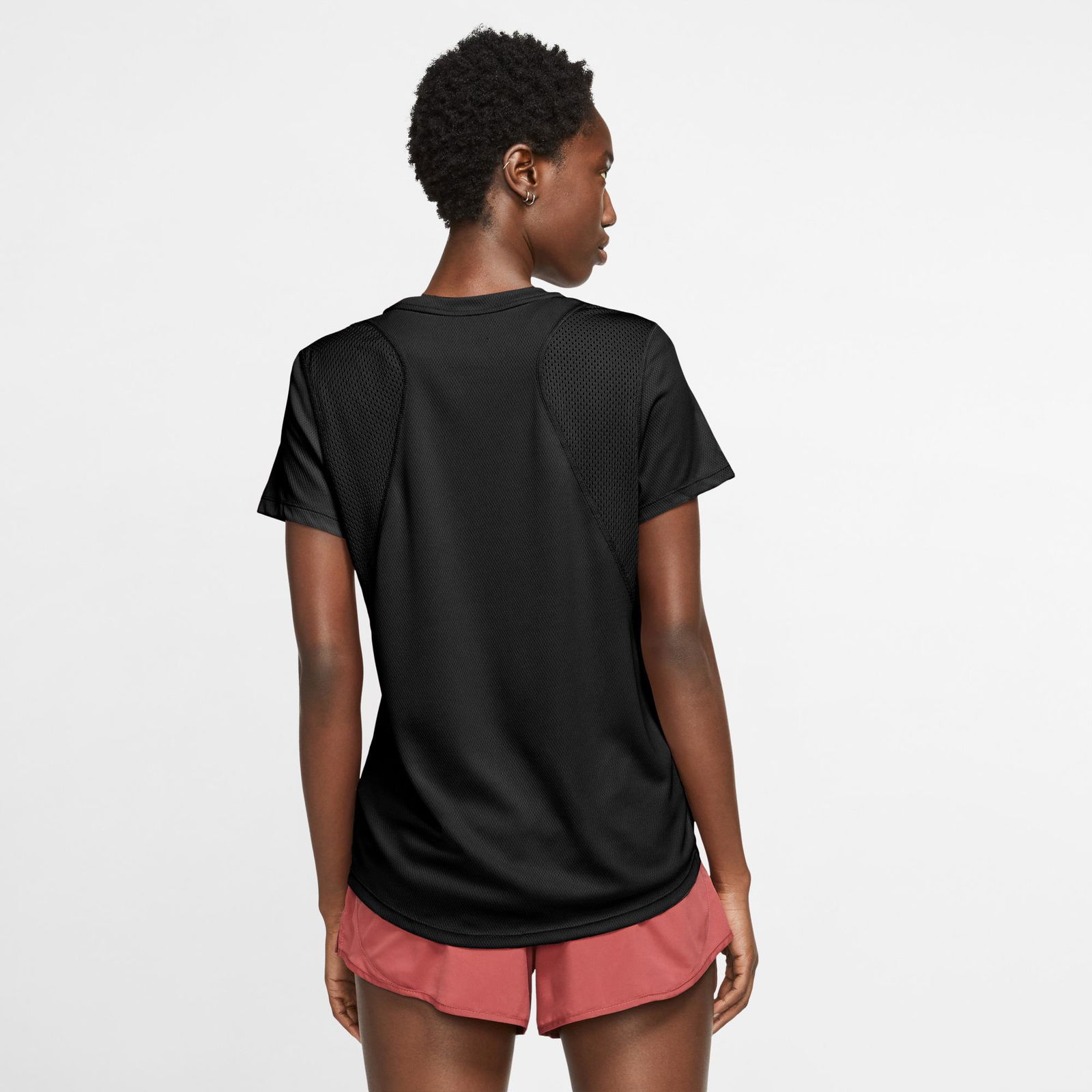 Nike Run Kadın Siyah T-Shirt