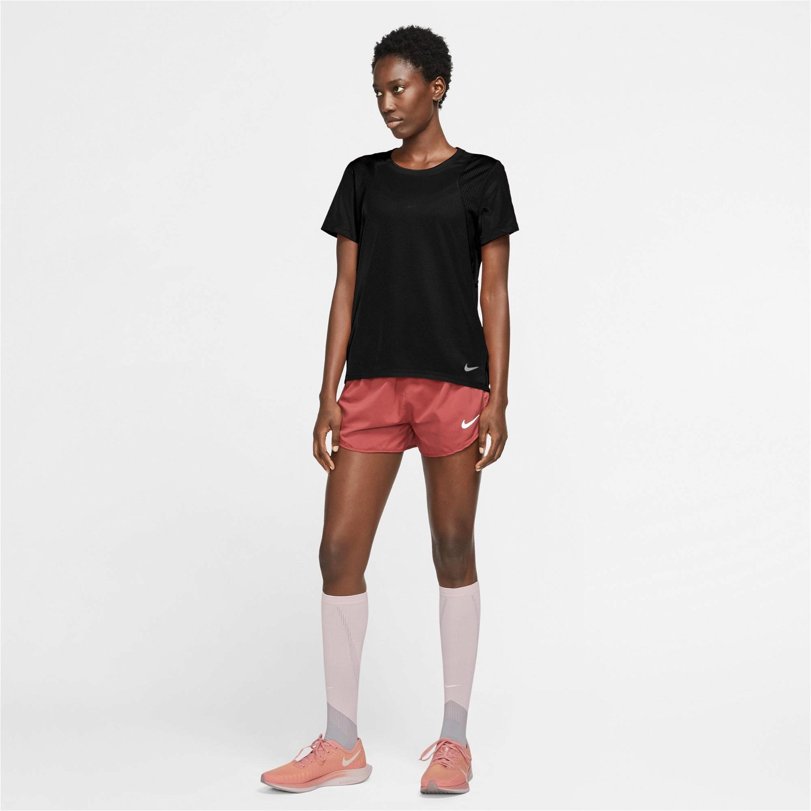Nike Run Kadın Siyah T-Shirt