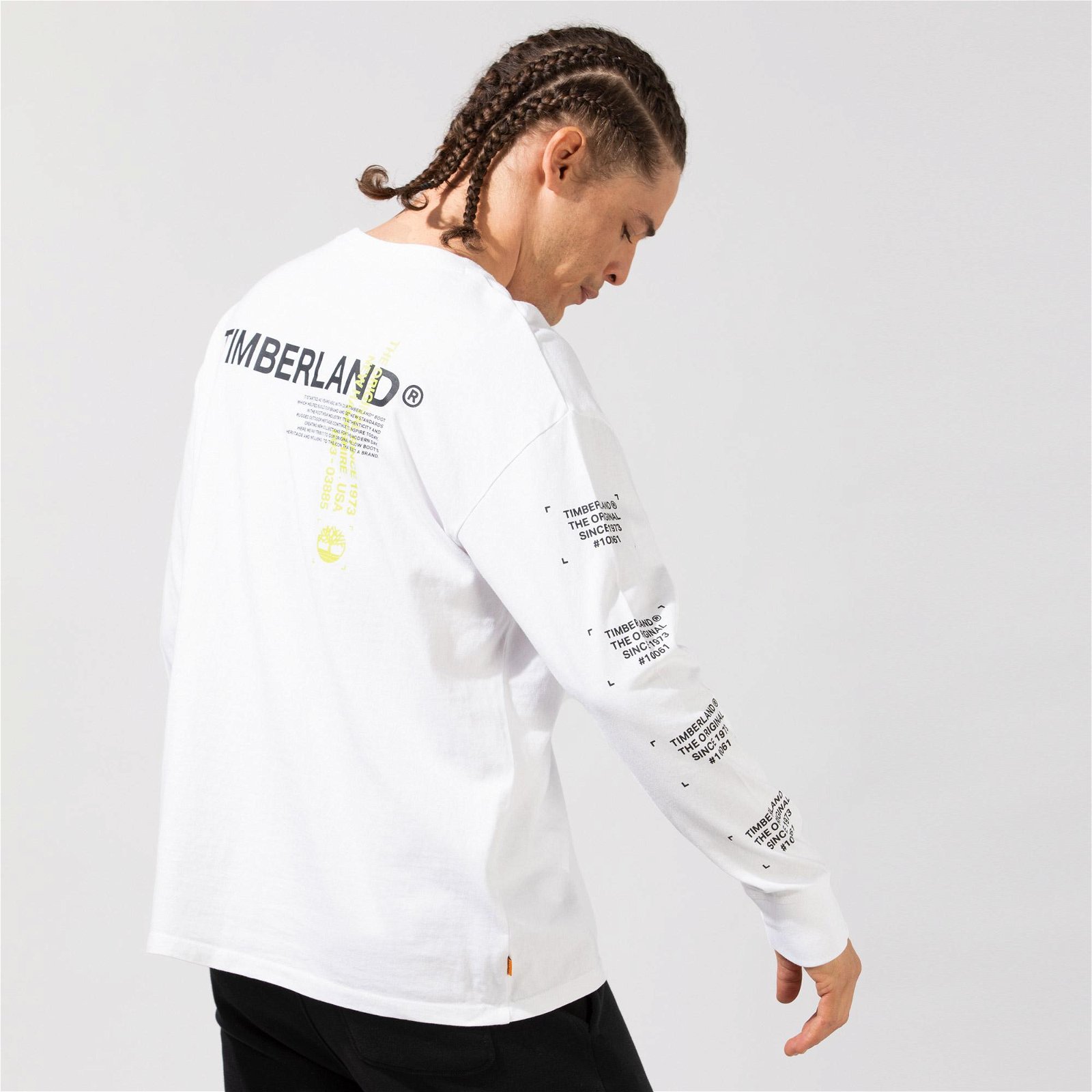 Timberland Workwear Graphic Erkek Beyaz T-Shirt