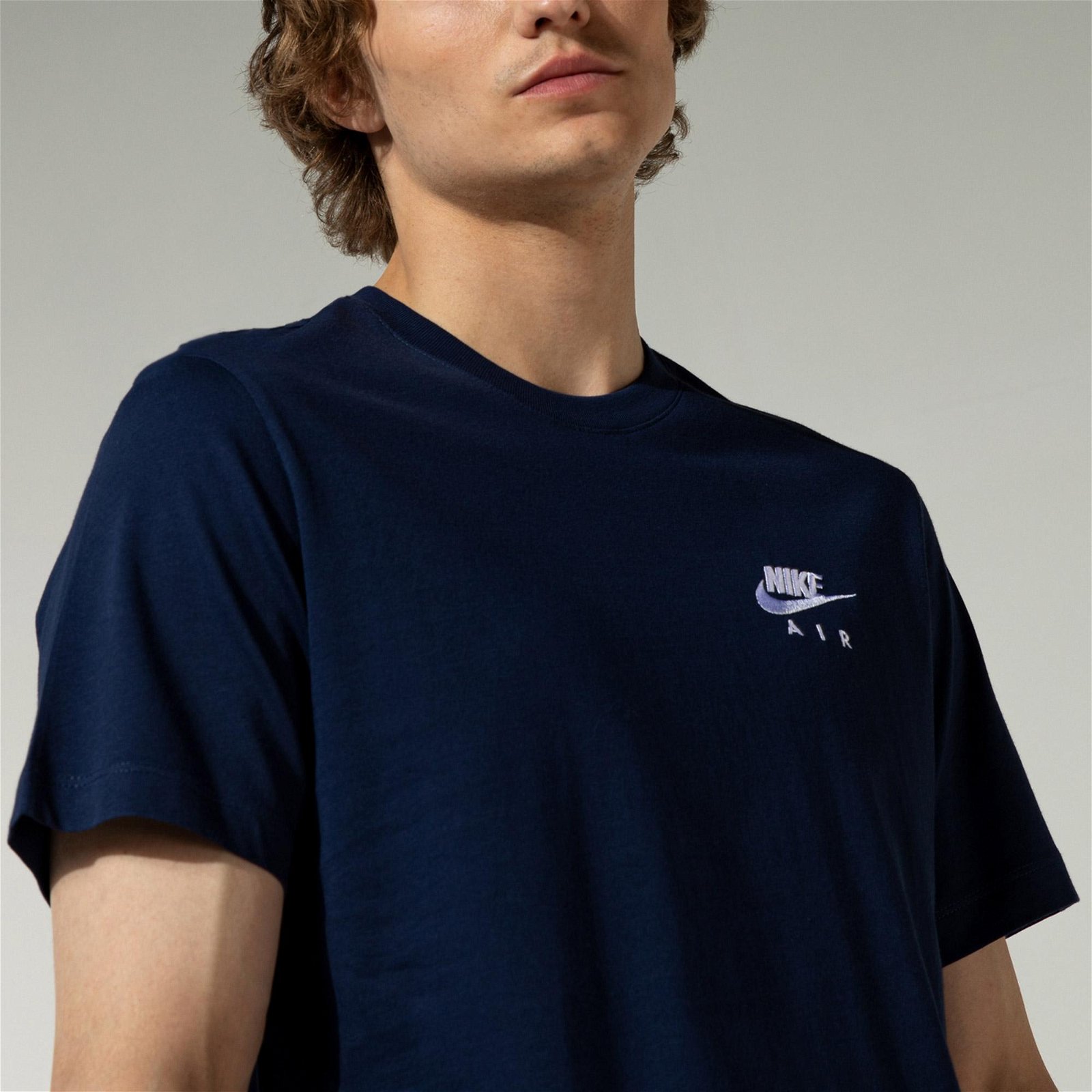 Nike Sportswear Essential Nike Air Lbr Erkek Lacivert T-Shirt