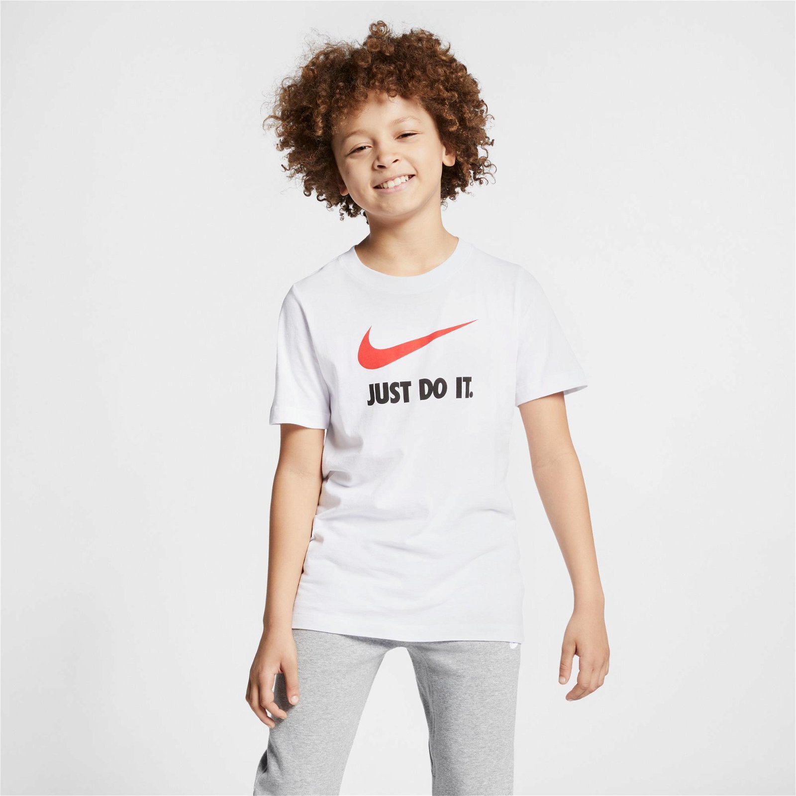 Nike Sportswear Jdi Swoosh Çocuk Beyaz T-Shirt