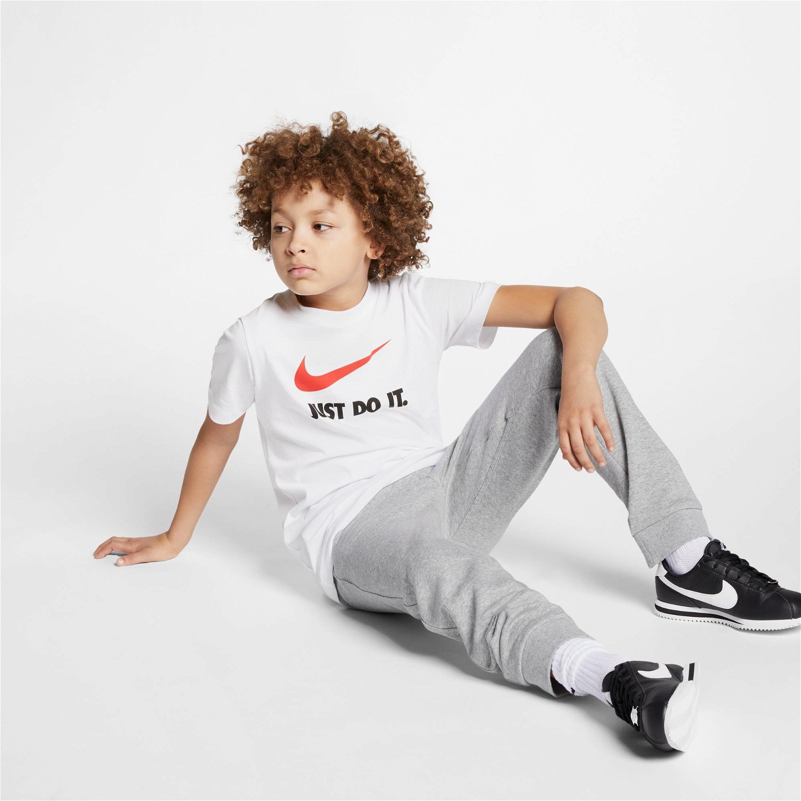 Nike Sportswear Jdi Swoosh Çocuk Beyaz T-Shirt