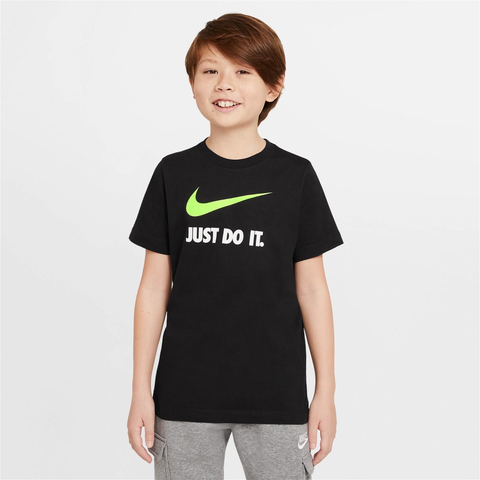Nike JDI Swoosh Çocuk Siyah T-Shirt