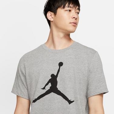  Jordan Jumpman Crew Erkek Gri T-Shirt