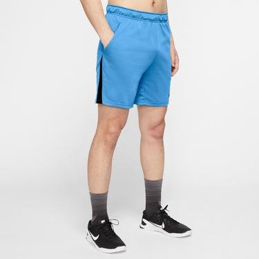  Nike Dri-Fit Knit Train Erkek Mavi Şort