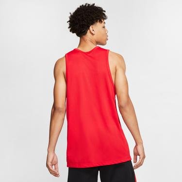  Nike Dri-Fit Top Sl Crssover Sl Top Erkek Kırmızı T-Shirt