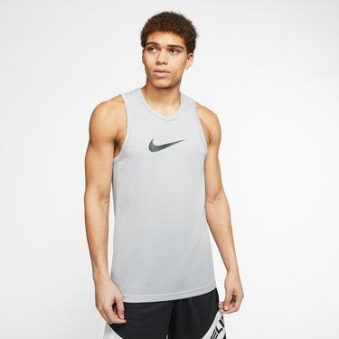  Nike Dri-FIT Top Sl Crssover Sl Top Erkek Gri T-Shirt