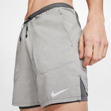  Nike Dri-FIT Flx Strd 2in1 7in Erkek Gri Şort