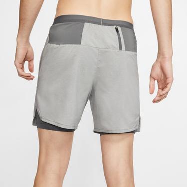  Nike Dri-FIT Flx Strd 2in1 7in Erkek Gri Şort
