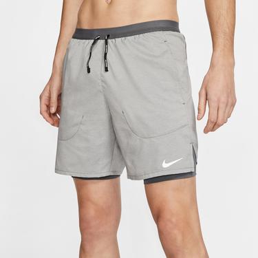  Nike Dri-FIT Flx Strd 2in1 7in Erkek Gri Şort