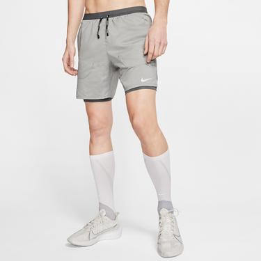  Nike Dri-FIT Flx Strd 2in1 7in Erkek Gri Şort