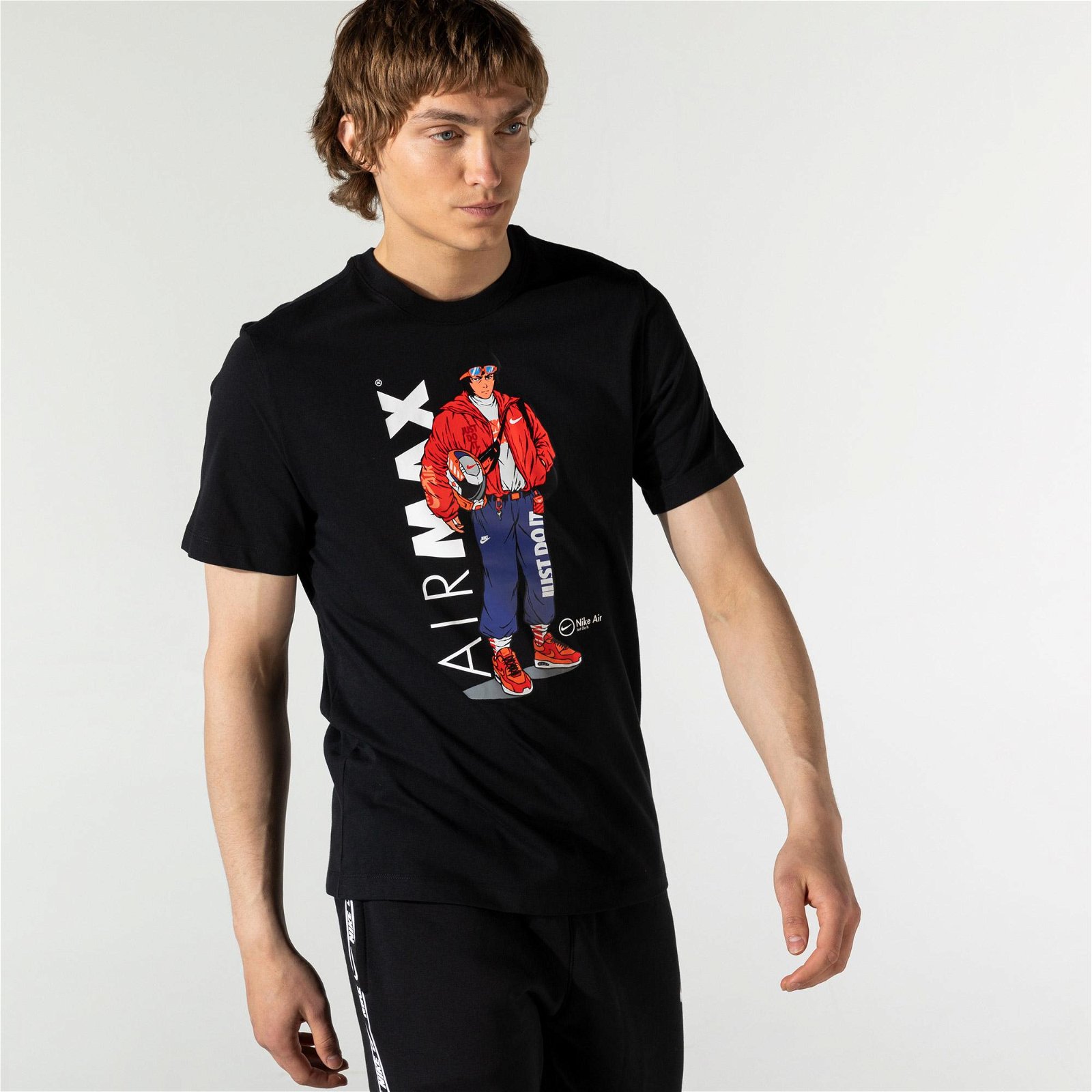 Nike Sportswear Manga Hypeman Erkek Siyah T-Shirt