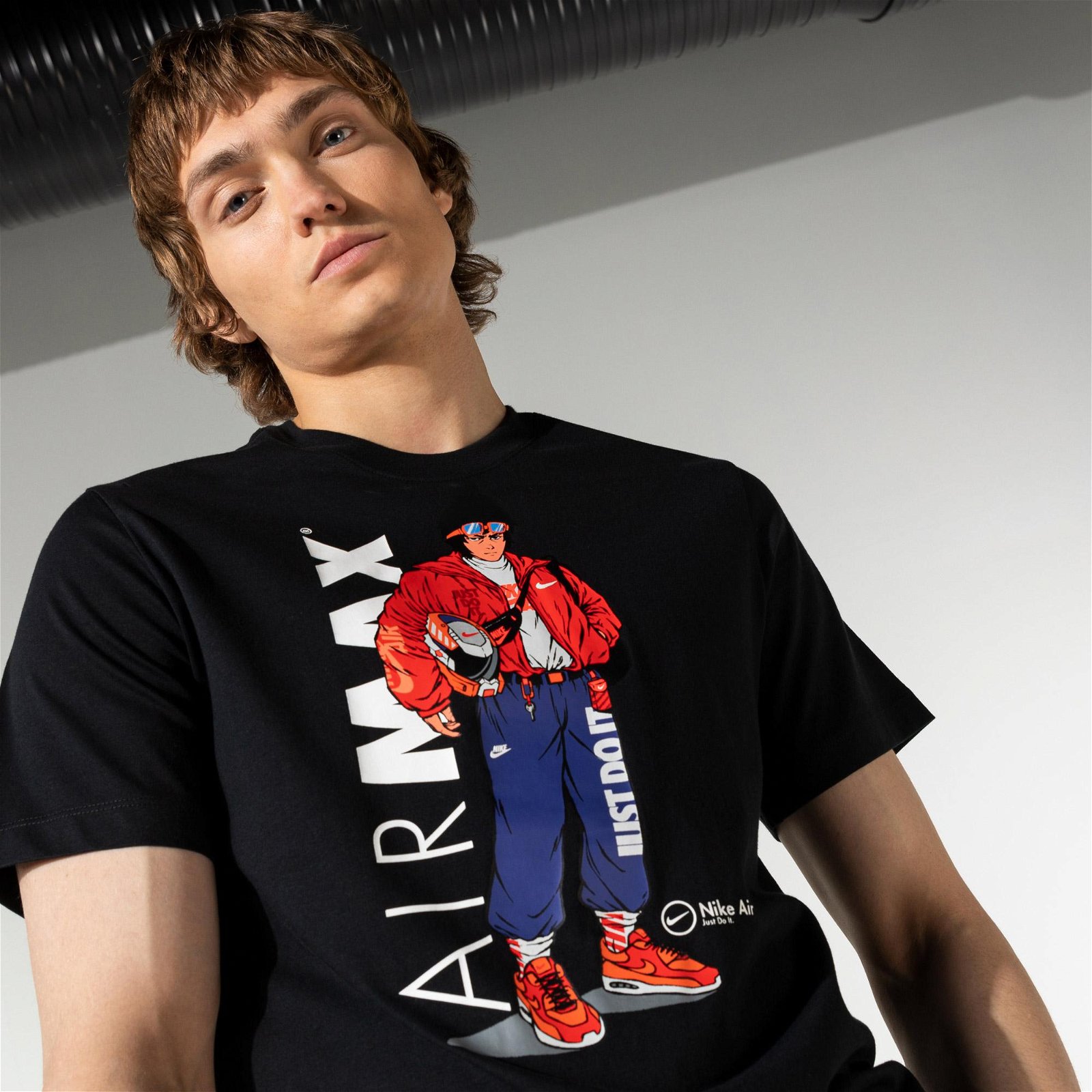 Nike Sportswear Manga Hypeman Erkek Siyah T-Shirt