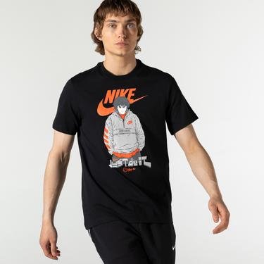  Nike Sportswear Air Manga Futura Man Erkek Siyah T-Shirt