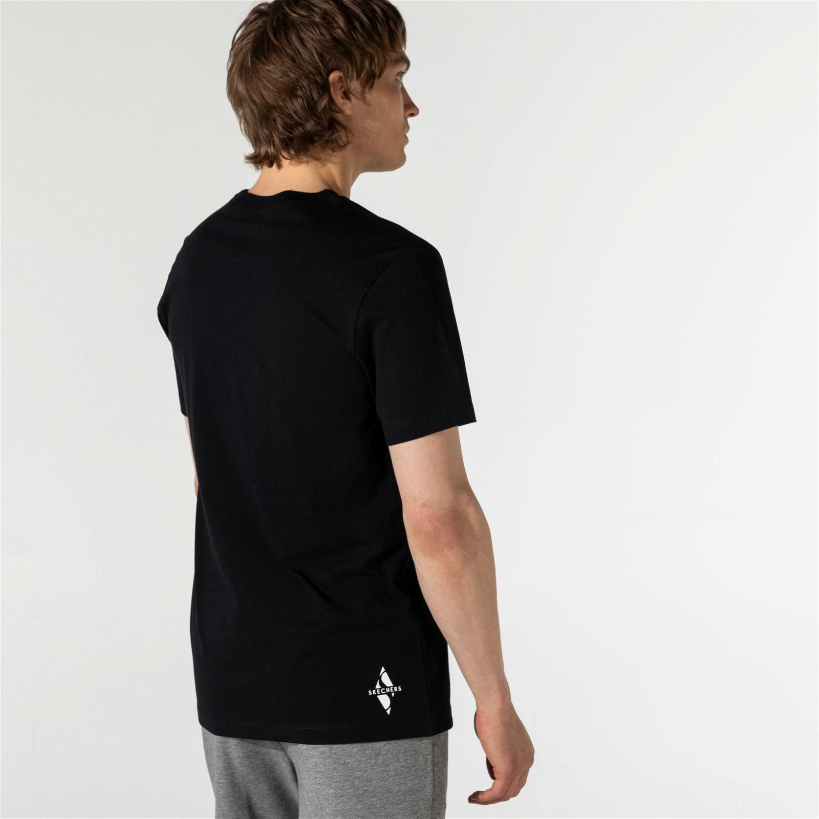 Skechers Graphic Erkek Siyah T-Shirt