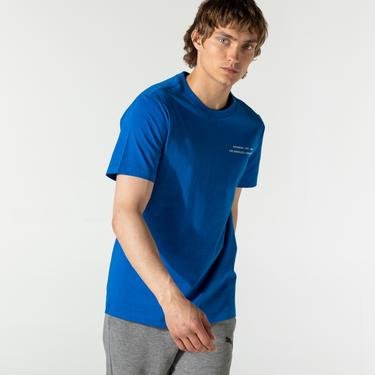  Skechers Graphic Erkek Mavi T-Shirt