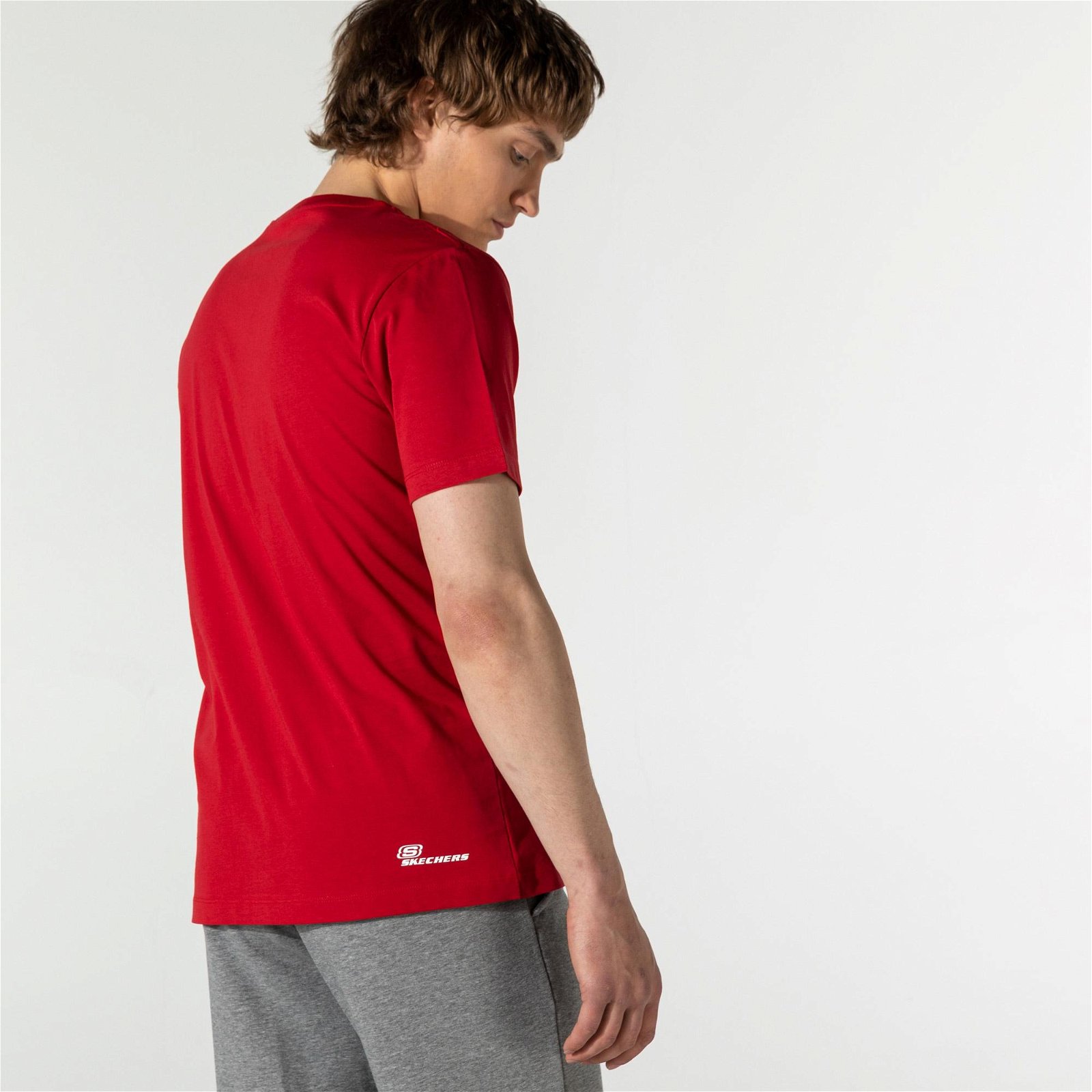 Skechers Graphic Erkek Kırmızı T-Shirt