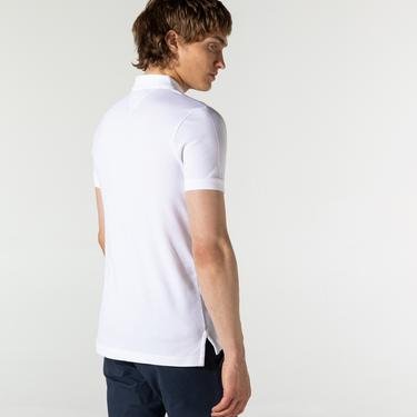 Tommy Jeans Classics Solid Stretch Polo Erkek Beyaz T-Shirt