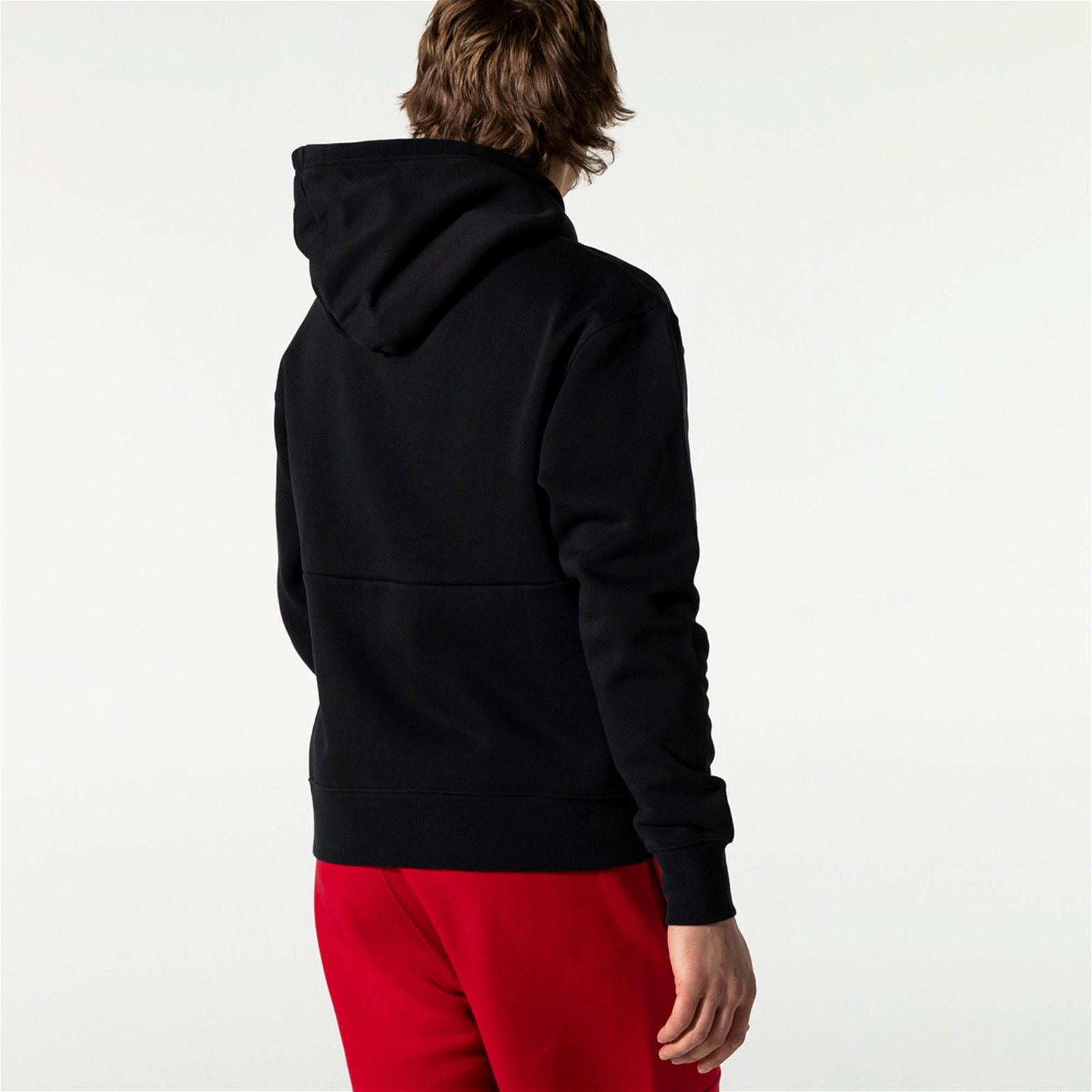 Jordan Jumpman Air Fleece Pullover Erkek Siyah Kapüşonlu Sweatshirt
