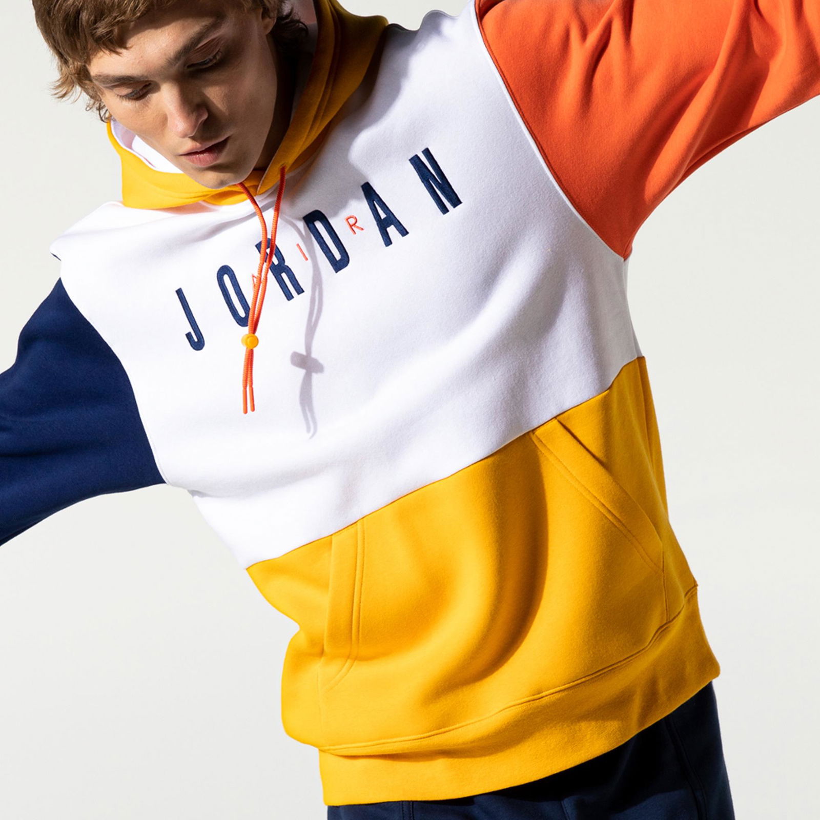 Jordan Jumpman Air Graphic Fleece Pullover Erkek Renkli Kapüşonlu Sweatshirt