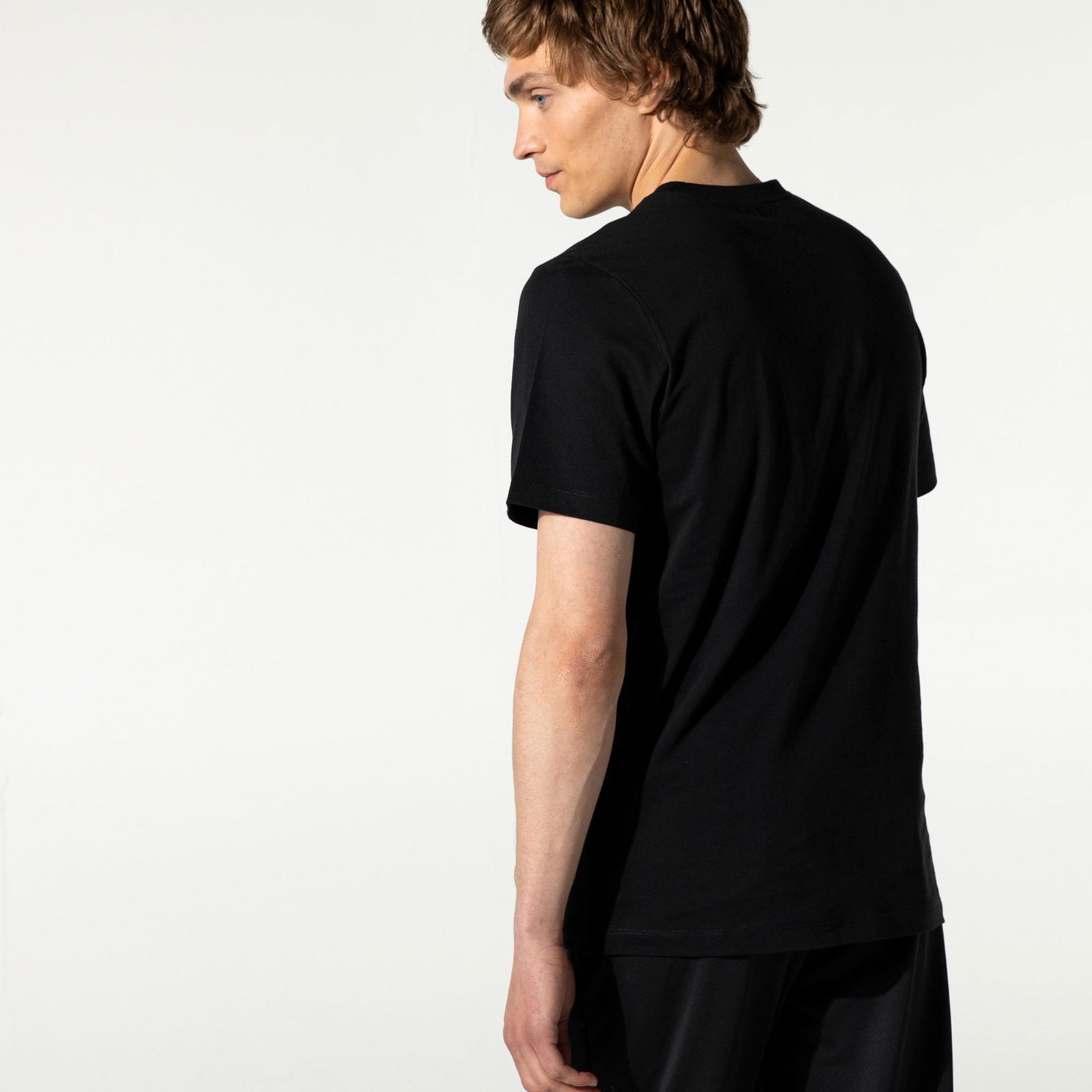 Nike Sportswear Brand Mark Application 1 Erkek Siyah T-Shirt
