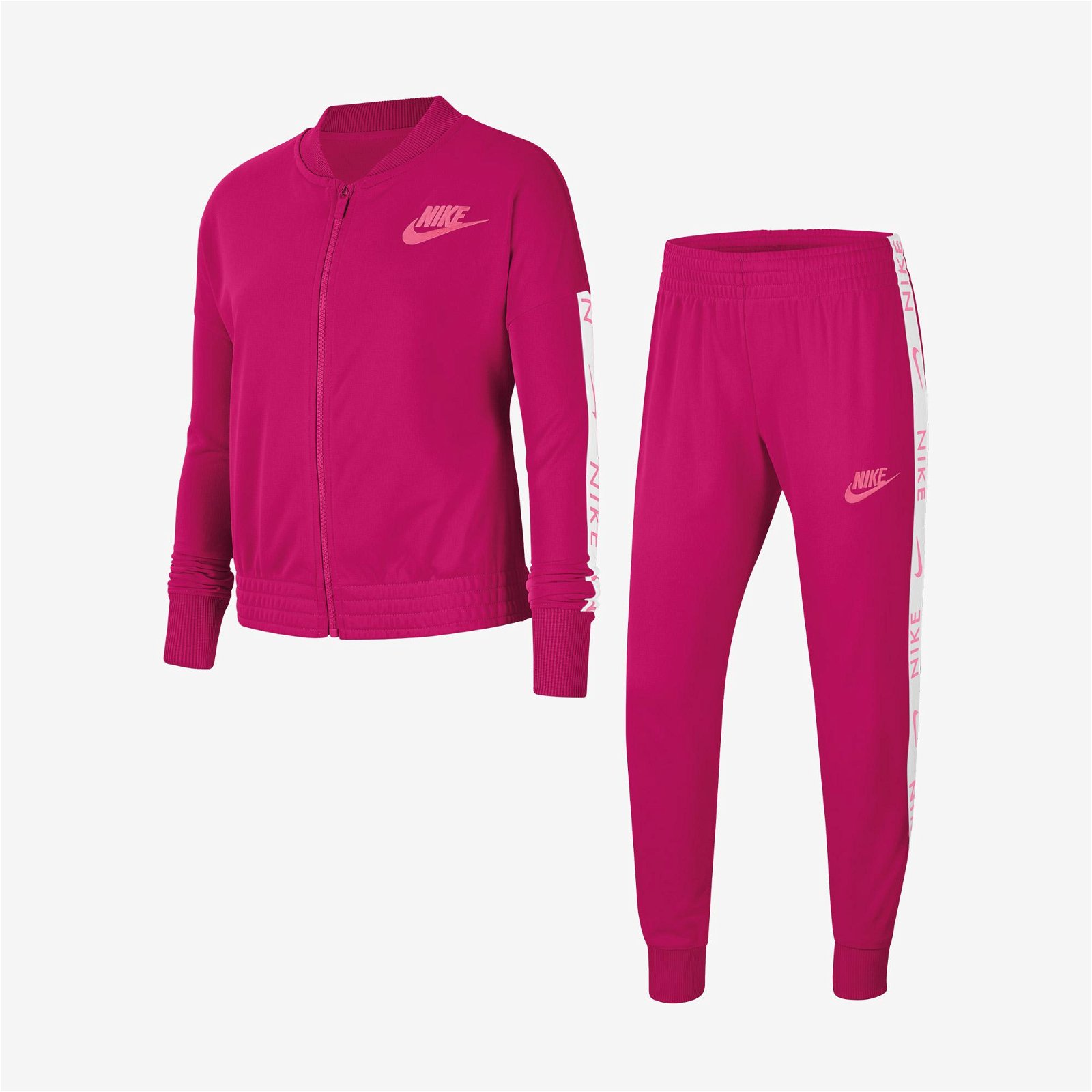 Nike Girls Sportswear Tricot Çocuk Pembe Eşofman Takım