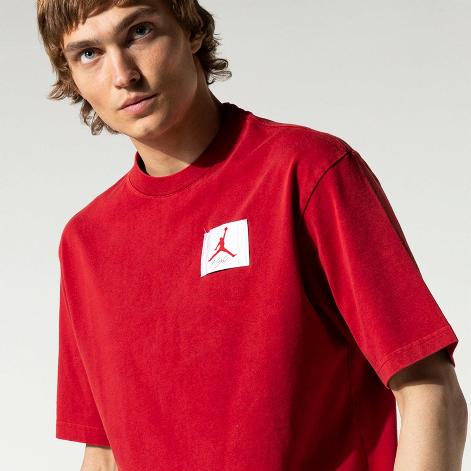 Jordan Flight Crew Erkek Kırmızı T-Shirt