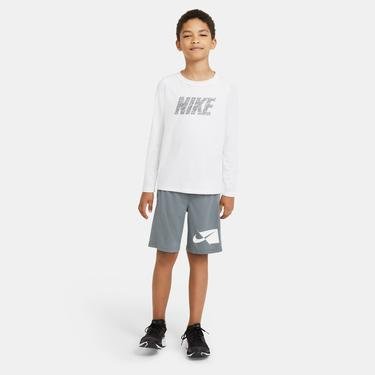  Nike Dri-FIT Hbr Çocuk Gri Şort