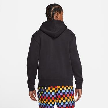  Jordan AJ3 Graphic Fleece Pullover Erkek Siyah Kapüşonlu Sweatshirt