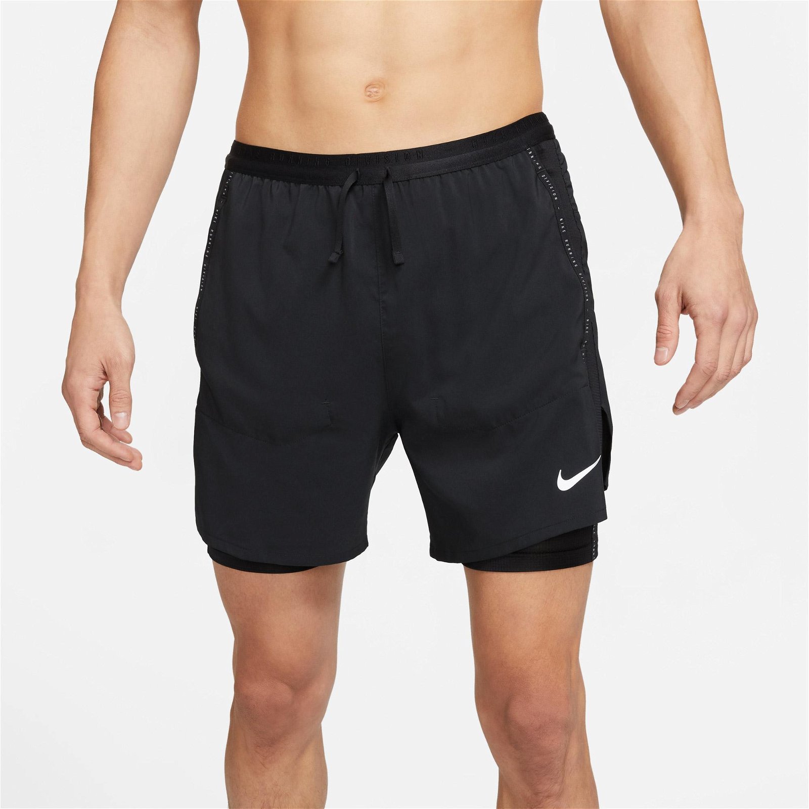 Nike Run Division Flex Erkek Siyah Şort