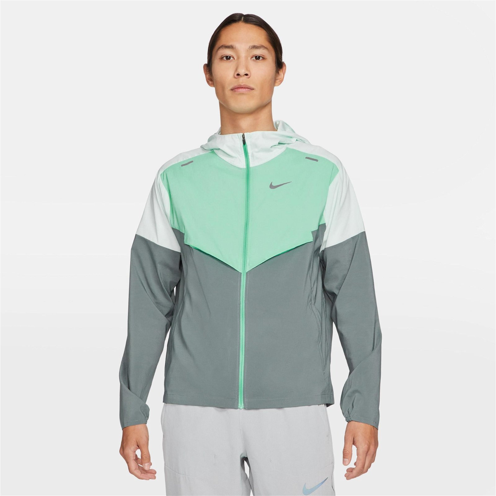 Nike Rpl Uv Windrnner Erkek Yeşil Ceket