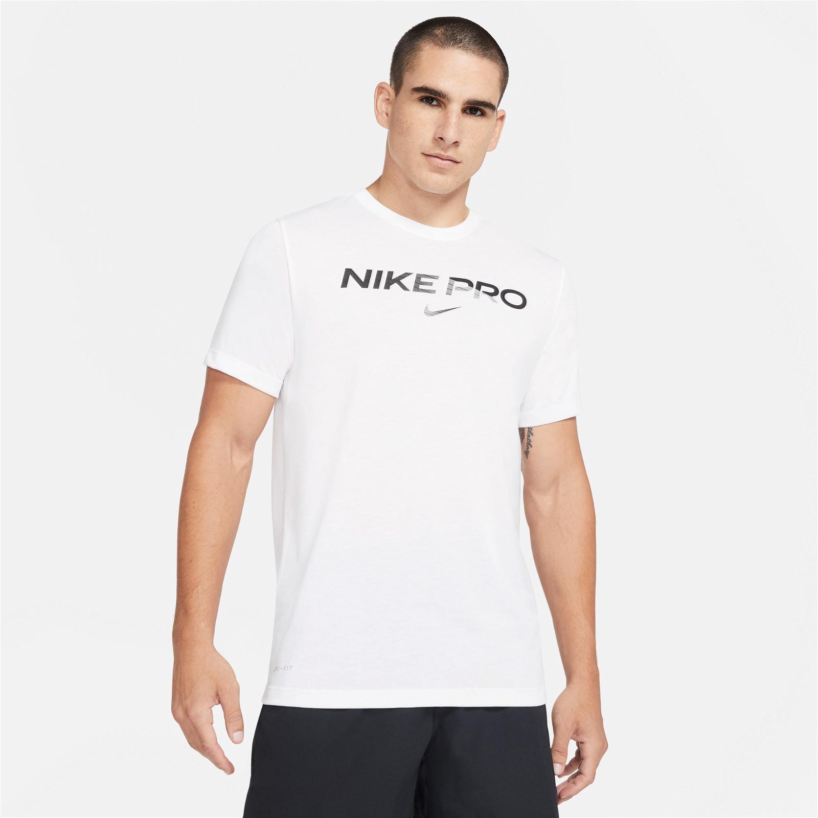 Nike Db Nike Pro Erkek Beyaz T-Shirt