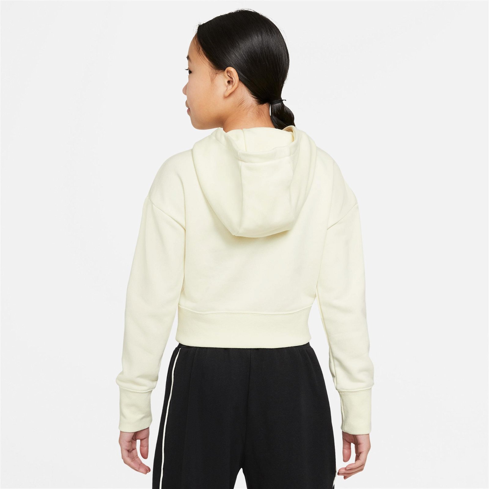 Nike Sportswear Club Ft Crop Hbr Çocuk Beyaz Sweatshirt