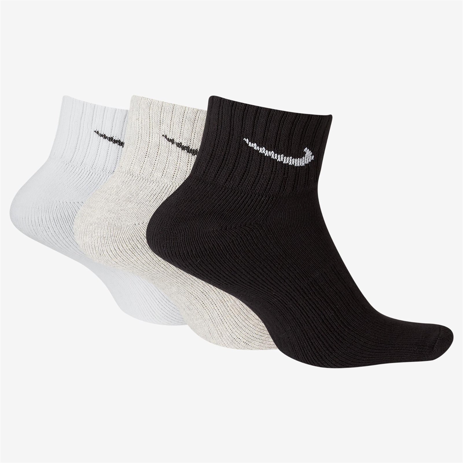Nike U V Cush Ankle 3'lü Value Unisex Renkli Çorap