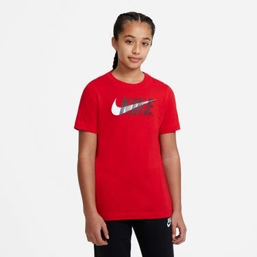  Nike U Nike Sportswear Swoosh Çocuk Kırmızı T-Shirt