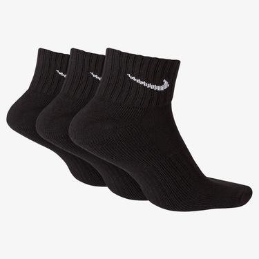  Nike U V Cush Ale 3'lü Value Unisex Siyah Çorap